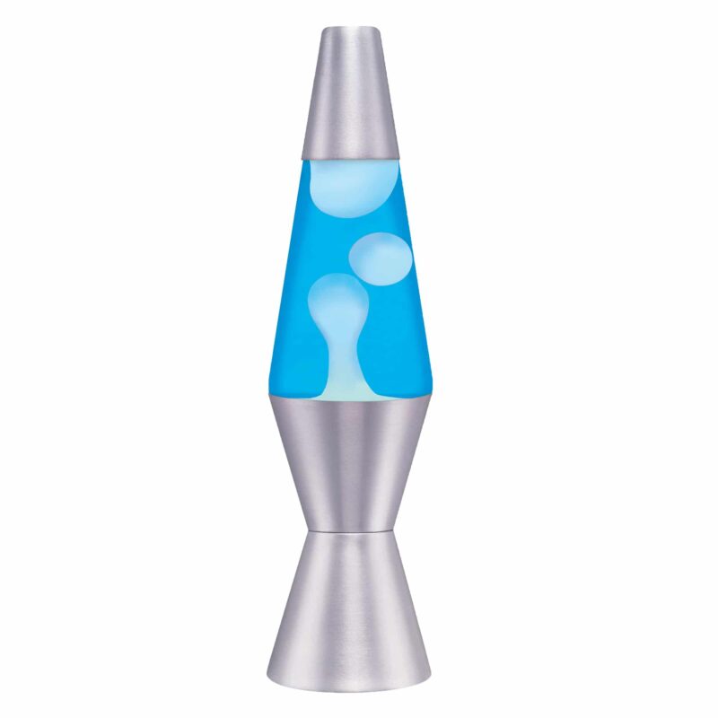 11.5″ LAVA Lamp – White/Blue/Silver - US 9708