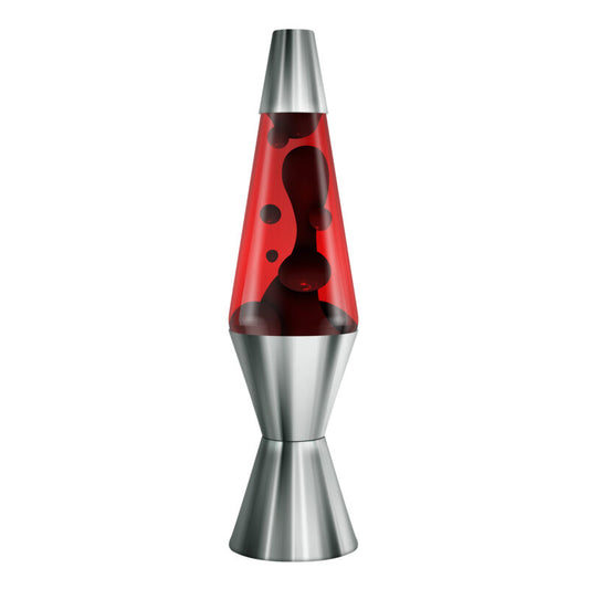 14.5″ Lava Lamp Chrome Plated Crimson - US 7840