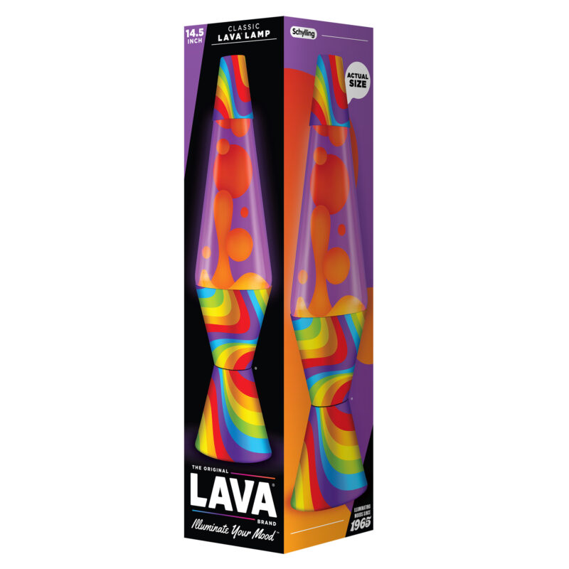 14.5″ Lava Lamp Flowing Color Bands - US 1306