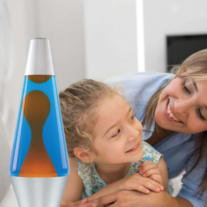 14.5” LAVA Lamp – Orange/Blue/Silver - US 2741