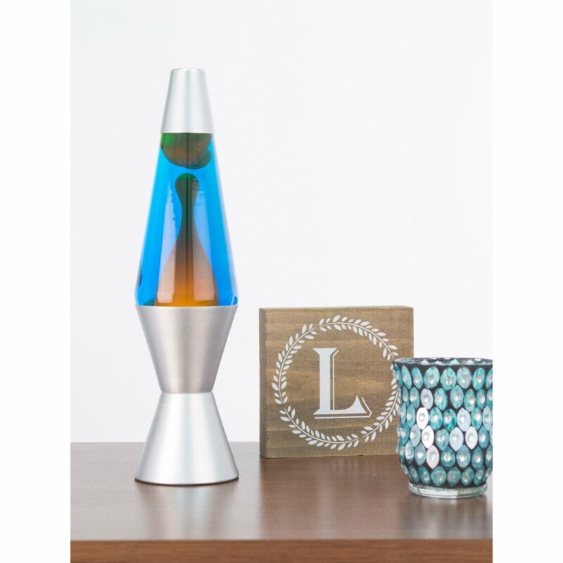 14.5” LAVA Lamp – Orange/Blue/Silver - US 2741