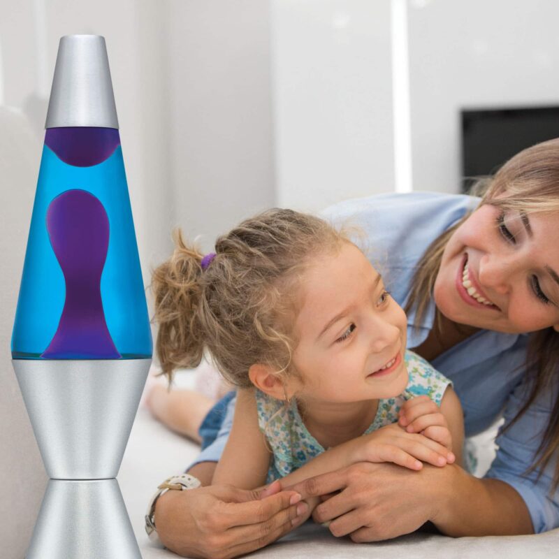 14.5″ LAVA Lamp – Purple/Blue/Silver - US 5879