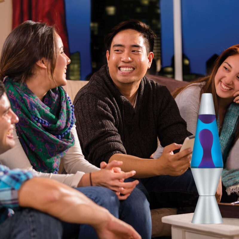 14.5″ LAVA Lamp – Purple/Blue/Silver - US 5879
