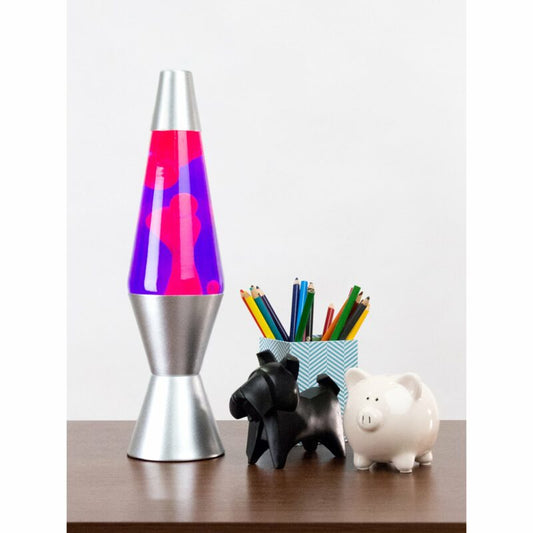 14.5” LAVA Lamp – Pink/Purple/Silver - US 7183