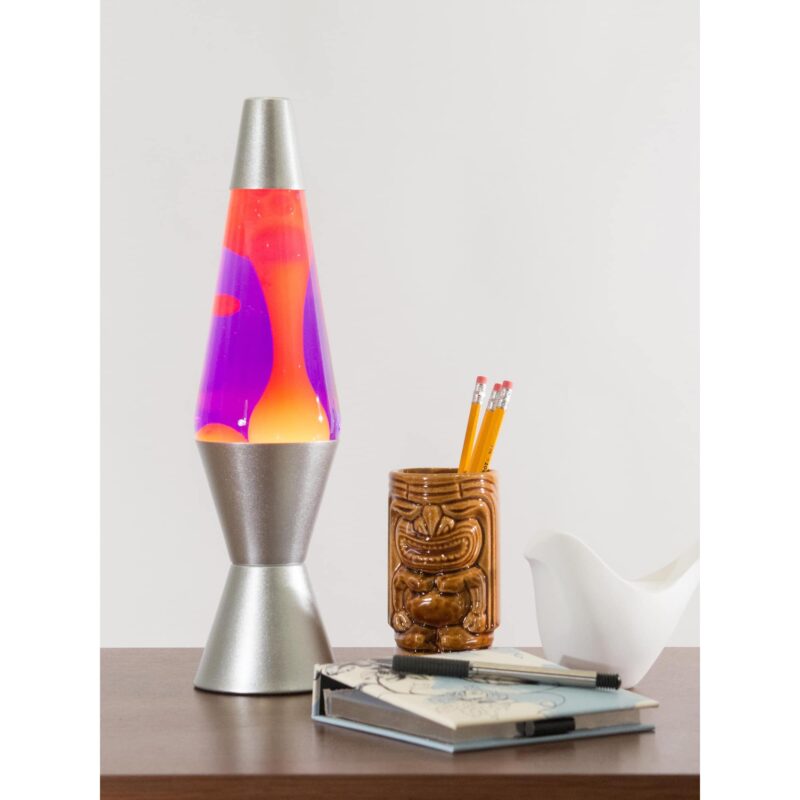 14.5” LAVA Lamp – Yellow/Purple/Silver - US 6614