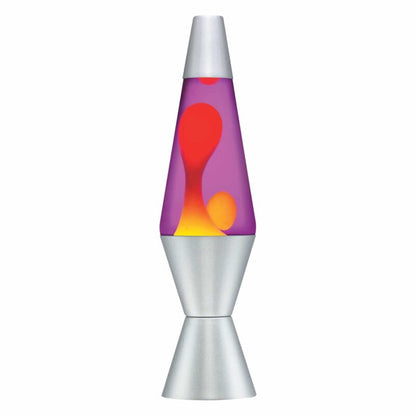 14.5” LAVA Lamp – Yellow/Purple/Silver - US 6614