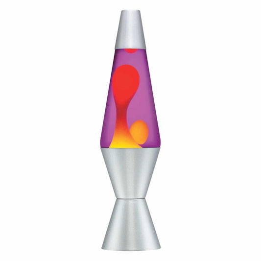 14.5” LAVA Lamp – Yellow/Purple/Silver - US 6614