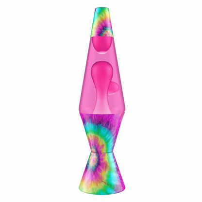 14.5″ LAVA Lamp – Tie Dye Pink Spiral - US 1120