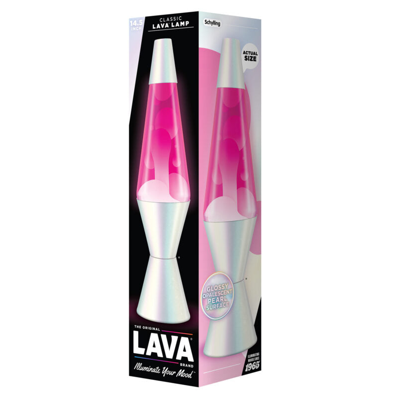14.5″ Lava Lamp Opalescent Pearl - US 5581