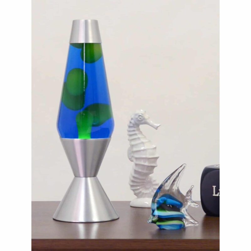 16.3″ LAVA Lamp – Yellow/Blue/Silver - US 3679