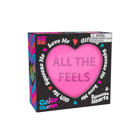 NeeDoh Color Change Squeeze Heart - US 3213