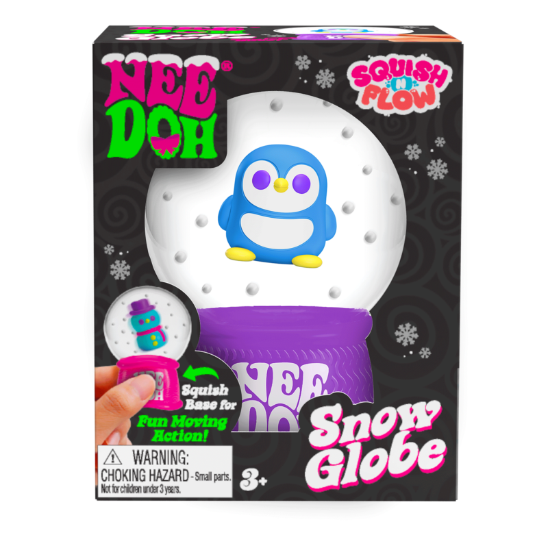 NeeDoh Squish N Flow Snow Globe - US 5159