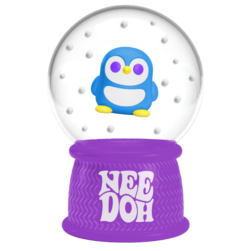 NeeDoh Squish N Flow Snow Globe - US 5159
