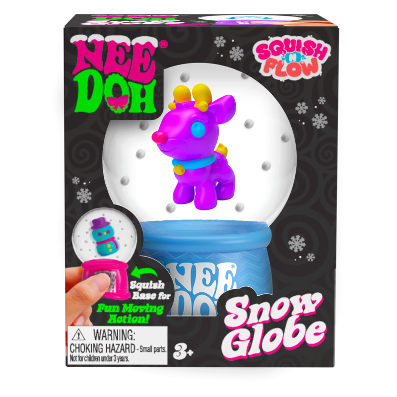 NeeDoh Squish N Flow Snow Globe - US 5159
