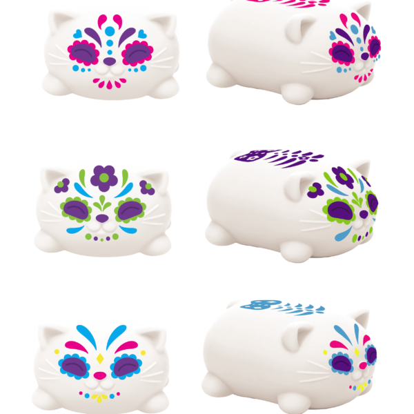 NeeDoh Sugar Skull Cats - US 5118